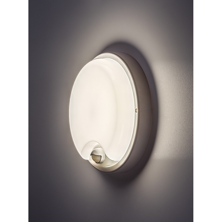 Rabalux - LED kültéri fali lámpa érzékelővel LED/18W/230V IP65 fehér