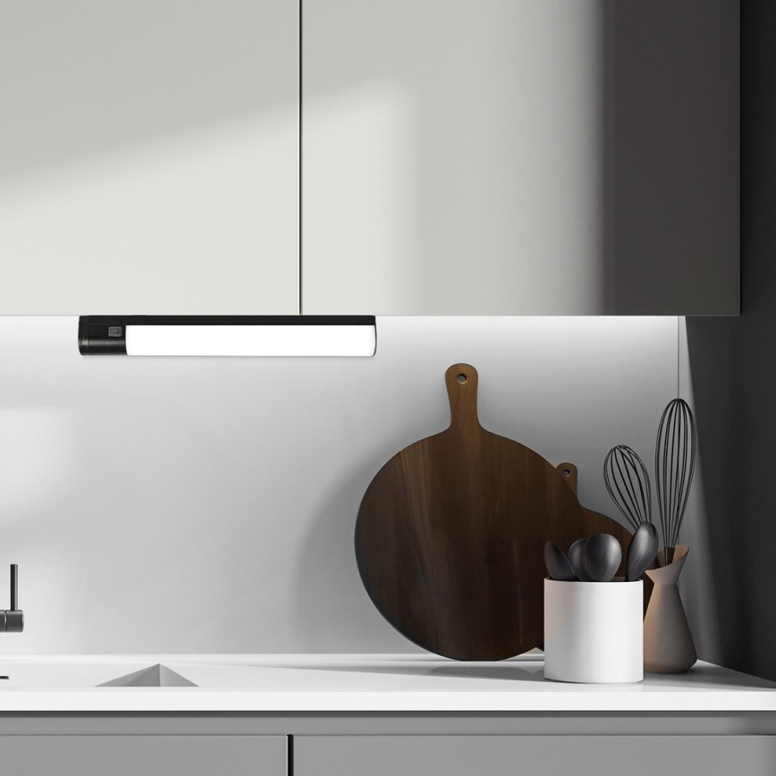Rabalux - LED aláfali lámpa aljzattal LED/17W/230V 4000K IP44 fekete 57 cm
