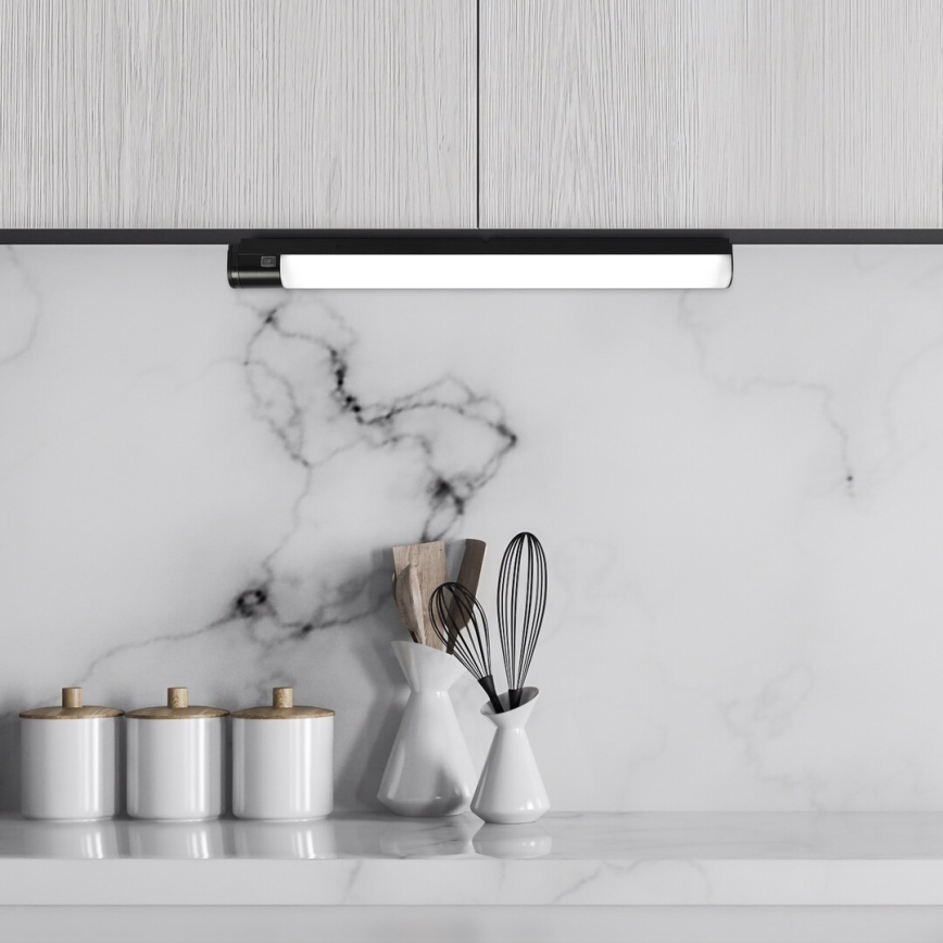 Rabalux - LED aláfali lámpa aljzattal LED/20W/230V 4000K IP44 fekete 87 cm