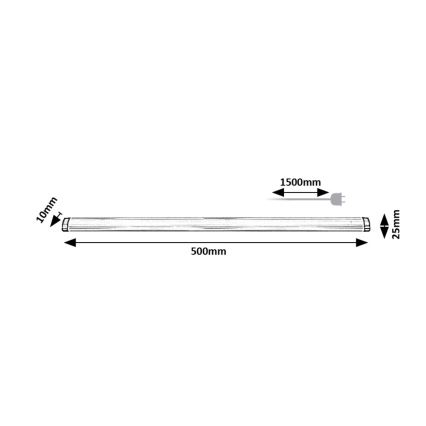 Rabalux - LED Dimmelhető konyhai pultvilágítás LED/5W/230V 4000K 50 cm