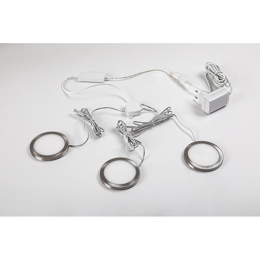 Rabalux - 3 darabos dimmelhető LED szekrényvilágítás LED/1W/230V 4000K