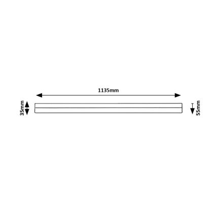 Rabalux - LED Pultmegvilágító LED/24W/230V 4000K 113 cm fehér