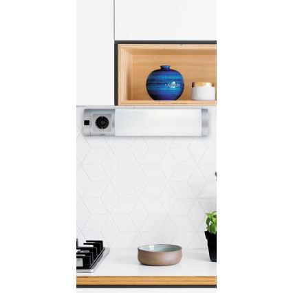 Rabalux - LED Pultmegvilágító konnektoros LED/5W/230V 4000K 45 cm matt króm