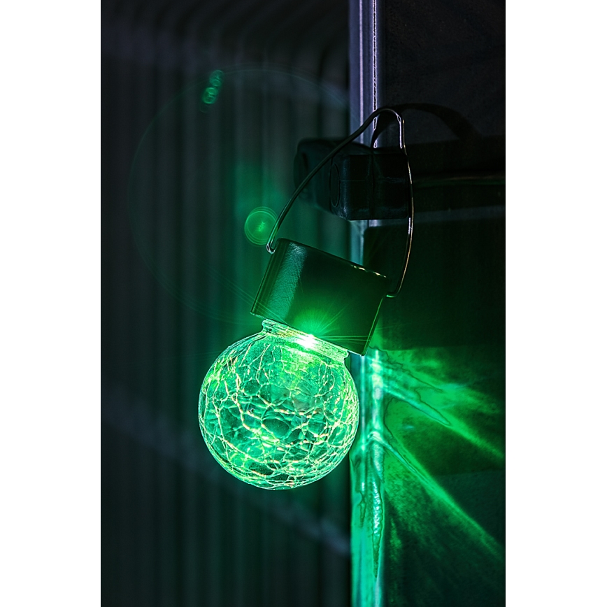 Rabalux - LED RGB Kültéri napelemes lámpa kapcsolóval LED/0,06W 60 mAh IP44