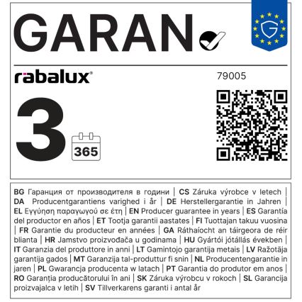 Rabalux - LED Izzó T30 E27/5W/230V 4000K