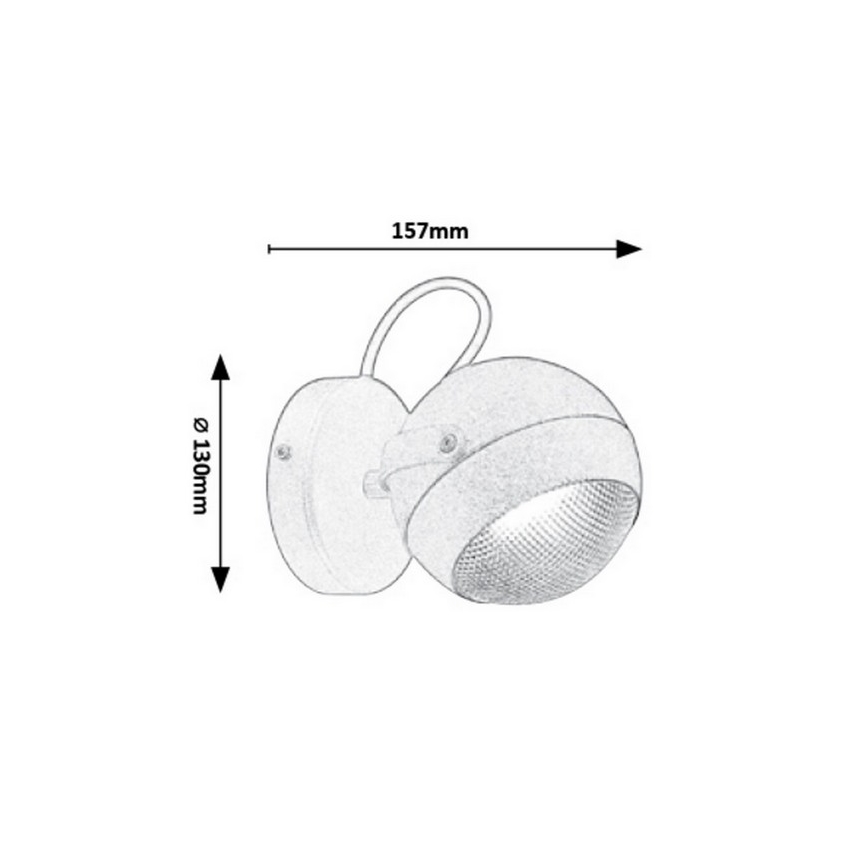 Rabalux - Kültéri fali lámpa DERBY 1xGU10/25W/230V IP44