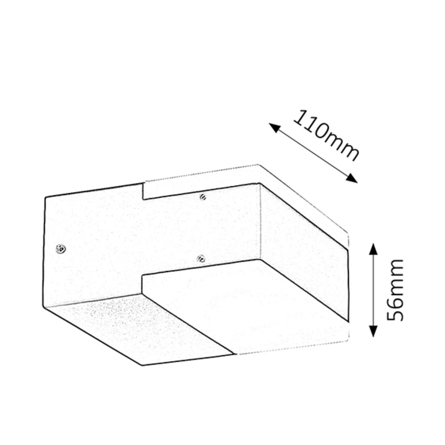 Rabalux 8060 - LED Kültéri fali lámpa BONA 2xLED/4,5W
