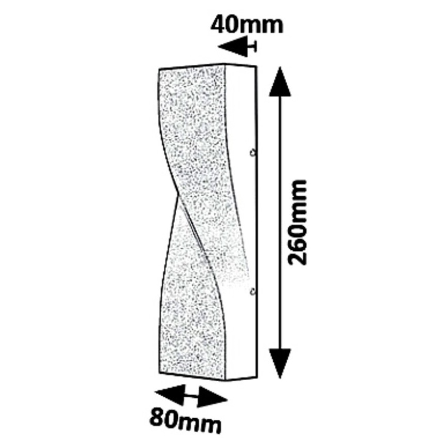 Rabalux 8154 - LED Kültéri fali lámpa FOLLINA LED/11W/230V IP65
