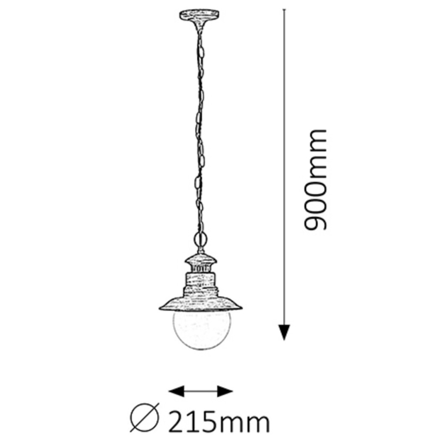 Rabalux - Kültéri lámpa 1xE27/60W