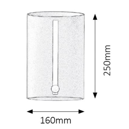 Rabalux - Kültéri érzékelős fali lámpa 1xE27/25W/230V