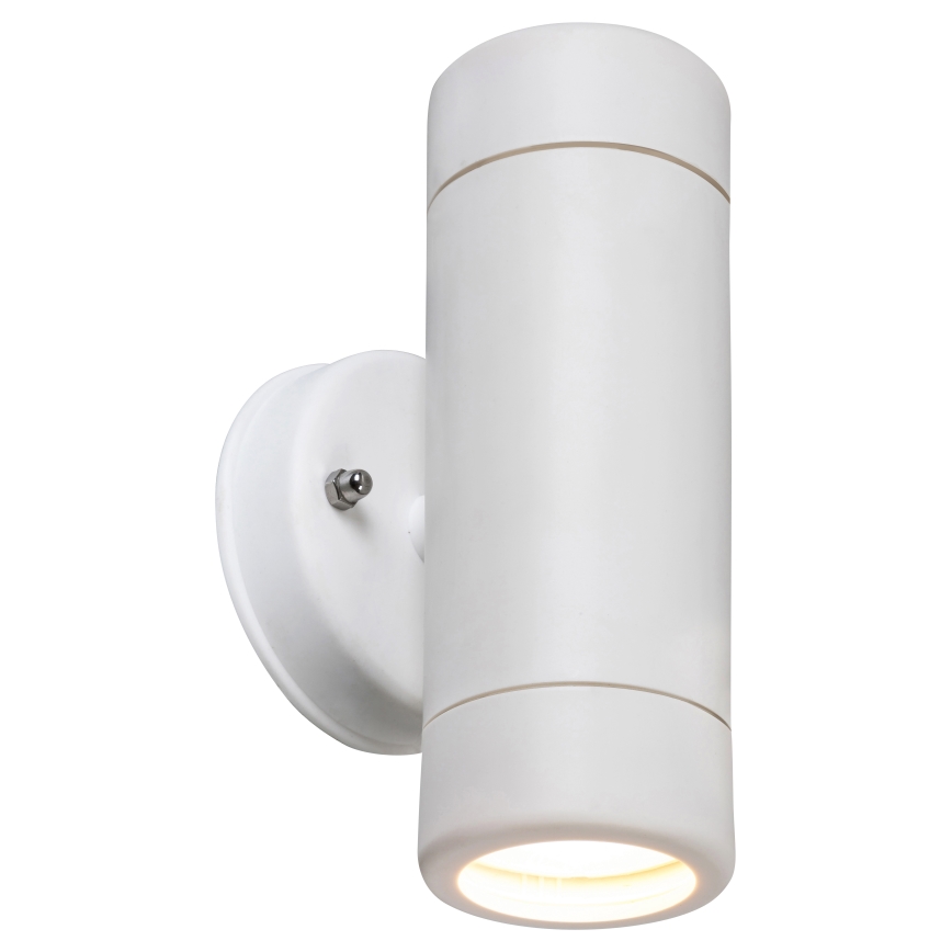 Kültéri fali lámpa  2xGU10/10W/230V IP44 fehér