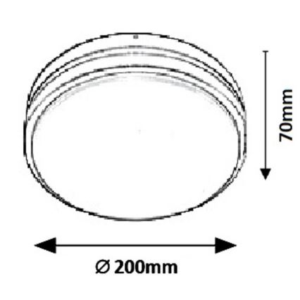 Rabalux 8847 - LED Kültéri fali lámpa HAMBURG LED/10W/230V IP44