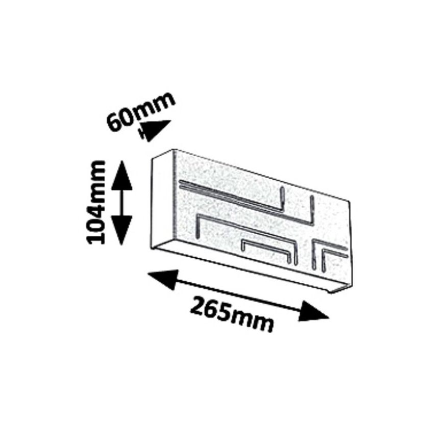 Rabalux - LED Kültéri fali lámpa LED/12W/230V IP65