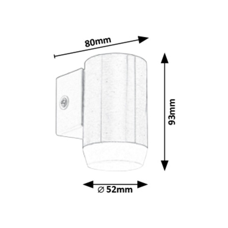 Rabalux - LED Kültéri fali lámpa LED/4W/230V IP44