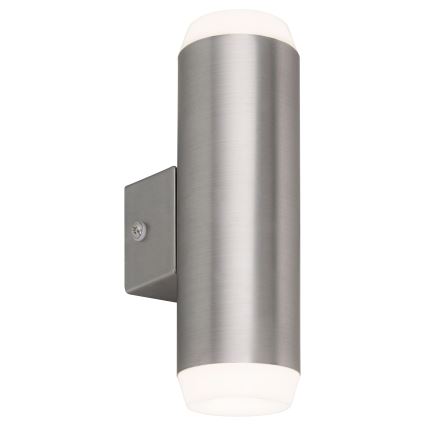 Rabalux - LED Kültéri fali lámpa 2xLED/4W/230V saténový matt króm IP44