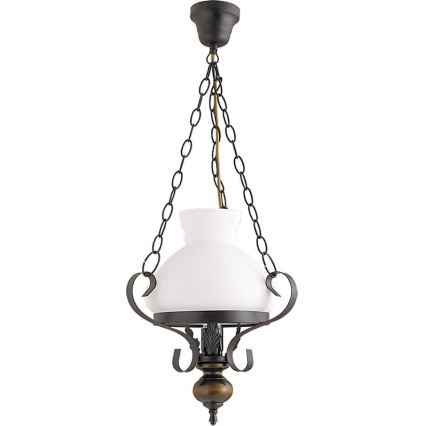 Rabalux - Pótló üveg E27-es csillárhoz, 23,5 cm átmérő, fehér