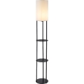Rabalux - Állólámpa polcokkal 1xE27/40W/230V fekete