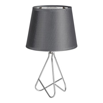 Rabalux - Asztali lámpa 1xE14/40W/230V szürke/fényes króm