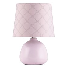 Rabalux - Asztali lámpa E14/40W rózsaszín