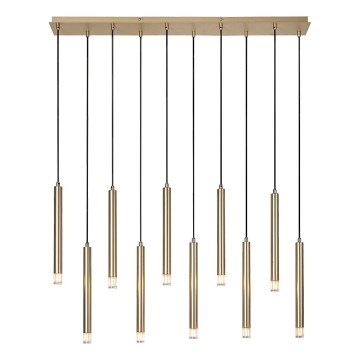 Rabalux - Csillár zsinóron 10xG9/5W/230V arany