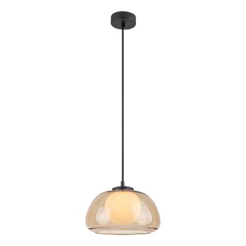 Rabalux - Csillár zsinóron 1xG9/5W/230V barna/füstös