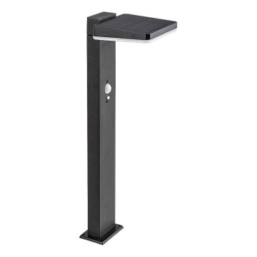 Rabalux - Dimmelhető LED napelemes kültéri lámpa érzékelővel, 4,4 W/3,7 V, IP54, antracit, 2200 mAh