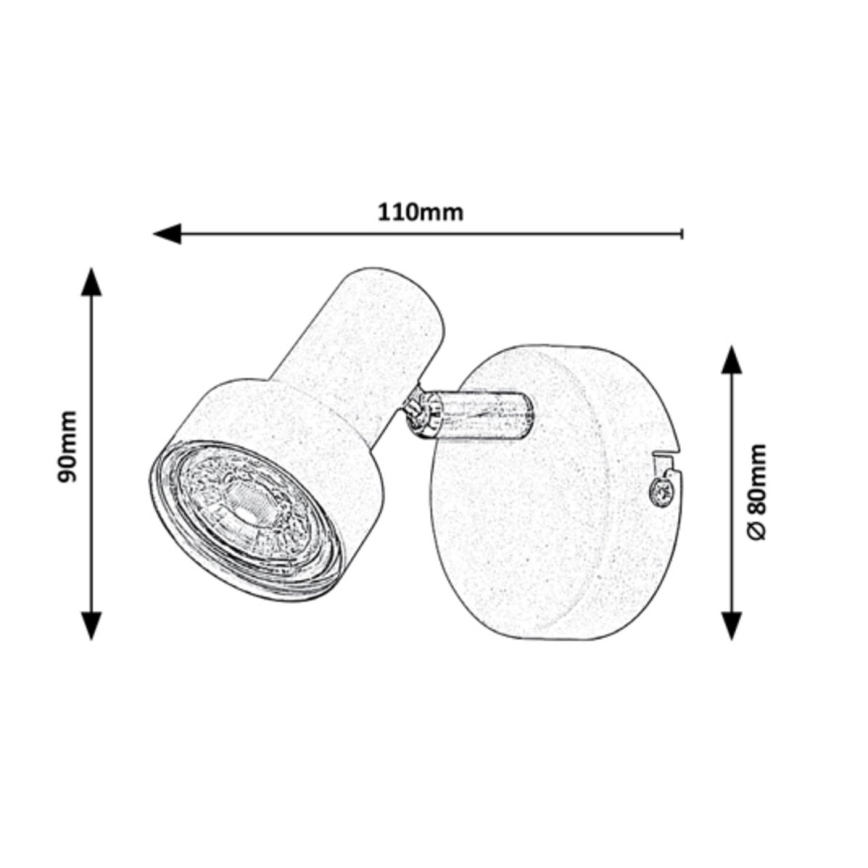 Rabalux - Fali lámpa 1xGU10/50W/230V