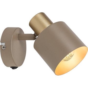 Rabalux - Fali spotlámpa 1xE14/10W/230V bézs