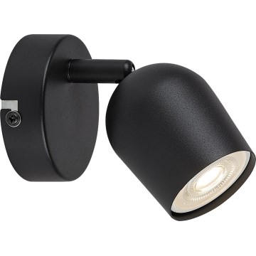 Rabalux - Fali spotlámpa 1xGU10/15W/230V fekete