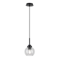Rabalux - Fekete fürdőszobai függeszték 1xE27/15W/230V IP44, kábellel
