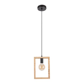 Rabalux - Függeszték kábellel 1xE27/40W/230V fekete/bükk