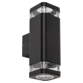 Rabalux - Kültéri fali lámpa 2xGU10/25W/230V IP44 fekete
