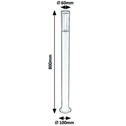 Rabalux - Kültéri lámpa 1xGU10/7W/230V IP44 80 cm