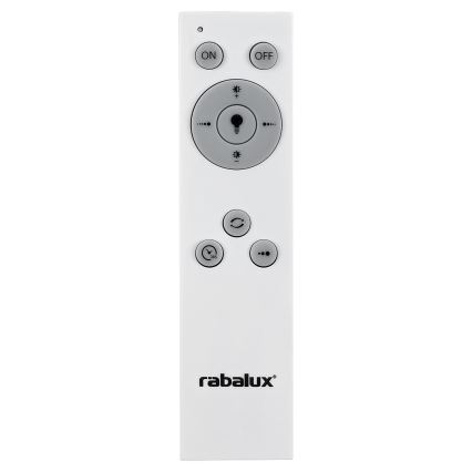 Rabalux - LED dimmelhető mennyezeti lámpa LED/38W/230V fekete 3000-6500K + távirányító átmérő 48 cm
