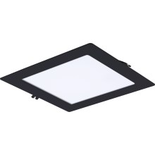 Rabalux - LED Beépíthető lámpa LED/18W/230V 22x22 cm fekete