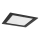 Rabalux - LED Beépíthető lámpa LED/18W/230V 22x22 cm fekete