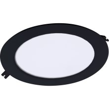 Rabalux - LED Beépíthető lámpa LED/18W/230V átm. 22 cm fekete