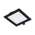 Rabalux - LED Beépíthető lámpa LED/6W/230V 12x12 cm fekete