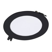 Rabalux - LED Beépíthető lámpa LED/6W/230V 3000K átm. 12 cm fekete