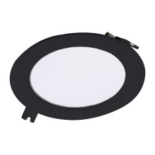 Rabalux - LED Beépíthető lámpa LED/6W/230V átm. 12 cm fekete