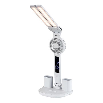 Rabalux - LED dimmelhető asztali lámpa ventilátorral LED/7W/5V 3000/4000/6500K