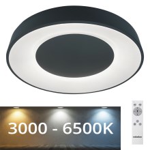 Rabalux - LED Dimmelhető mennyezeti lámpa LED/38W/230V fekete + távirányító 3000-6500K