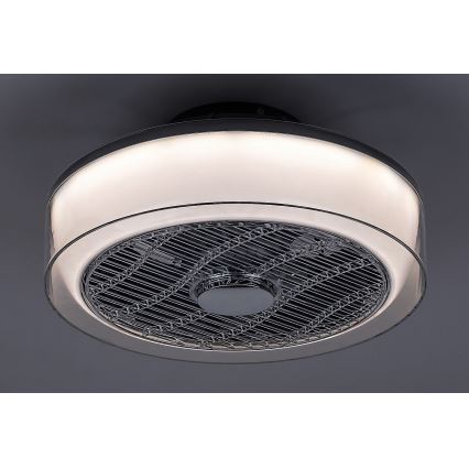 Rabalux - LED dimmelhető mennyezeti lámpa ventilátorral LED/30W/230V 3000-6000K + távirányító