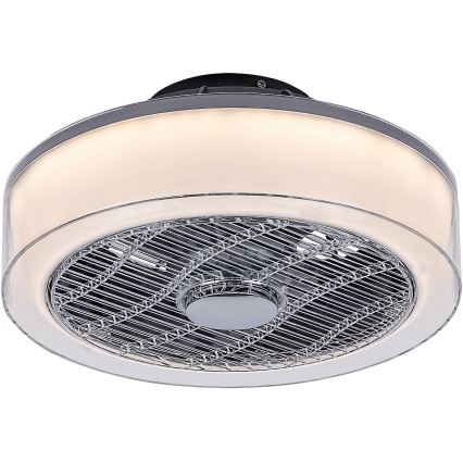Rabalux - LED dimmelhető mennyezeti lámpa ventilátorral LED/30W/230V 3000-6000K + távirányító