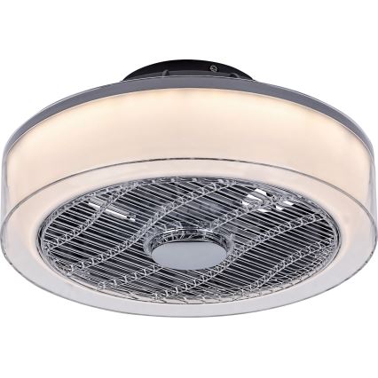 Rabalux - LED dimmelhető mennyezeti lámpa ventilátorral LED/30W/230V 3000-6000K + távirányító