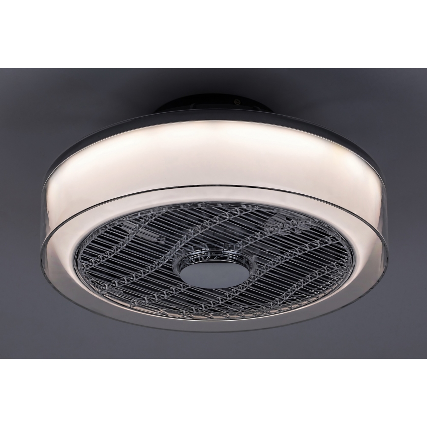 Rabalux - LED dimmelhető mennyezeti lámpa ventilátorral LED/30W/230V 3000-6000K + távirányító