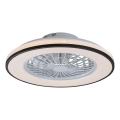 Rabalux - LED dimmelhető mennyezeti lámpa ventilátorral LED/48W/230V 3000-6500K + távirányító