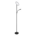 Rabalux - LED Fényerőszabályozható állólámpa LED/23W/230V 3000/4200/6500 fekete