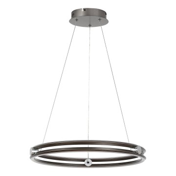 Rabalux - LED Fényerőszabályozható kábelen függesztett csillár LED/60W/230V 3000-6500K szürke + távirányítóval