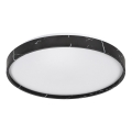Rabalux - LED Fényerőszabályozható mennyezeti lámpa LED/24W/230V 3000-6500K átm. 38 cm fekete + távirányító